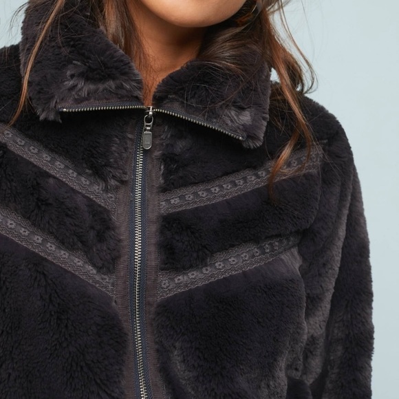 Anthropologie Faux Fur Bomber - NWT